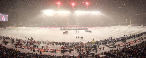 Grey Cup on Ice